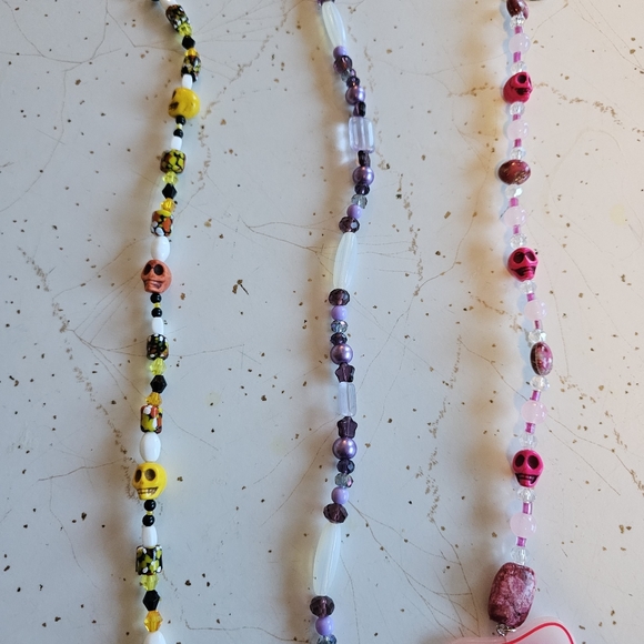 Ouija glass and crystal beaded Keychains. One of a kind. 12 different ones... - Picture 5 of 14